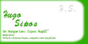 hugo sipos business card